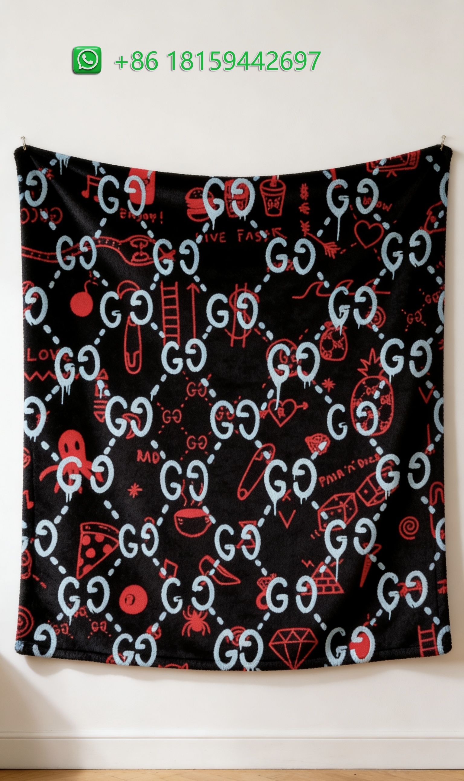 Gucci Throw Blankets